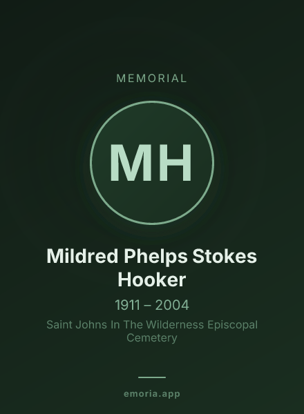 Memorial portrait of Mildred Phelps Stokes Hooker