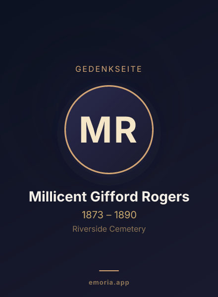 Gedenkportrait von Millicent Gifford Rogers