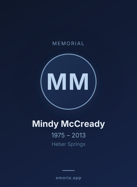 Memorial portrait of Mindy McCready