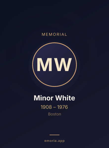 Memorial portrait of Minor White