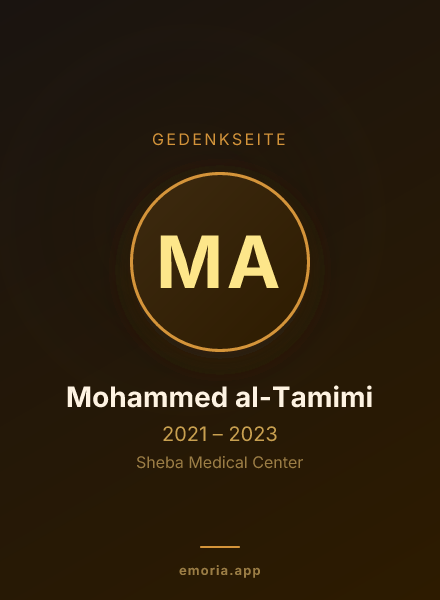 Gedenkportrait von Mohammed al-Tamimi