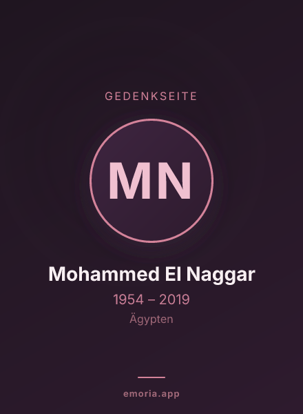 Gedenkportrait von Mohammed El Naggar