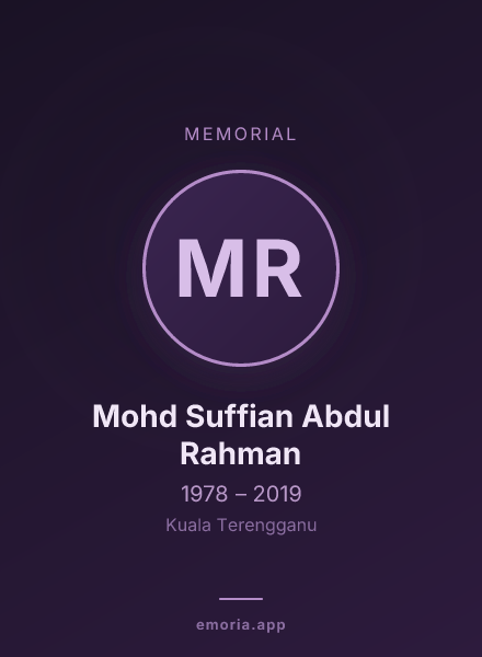 Memorial portrait of Mohd Suffian Abdul Rahman