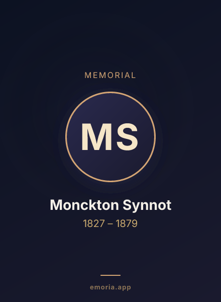Memorial portrait of Monckton Synnot