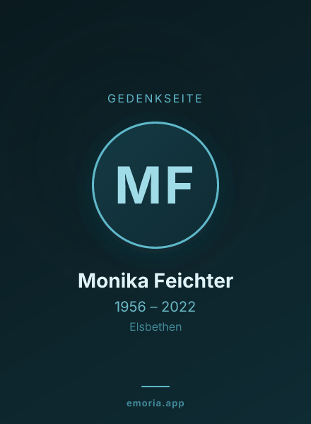 Gedenkportrait von Monika Feichter