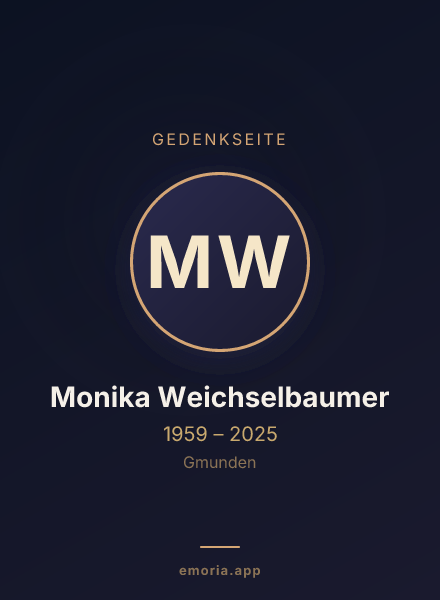 Gedenkportrait von Monika Weichselbaumer