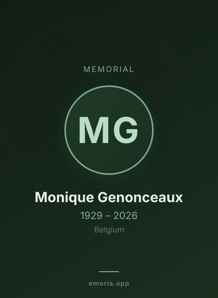 Memorial portrait of Monique Genonceaux