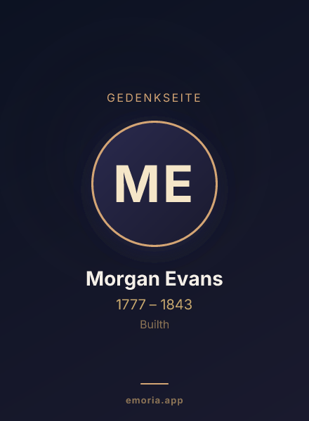Gedenkportrait von Morgan Evans