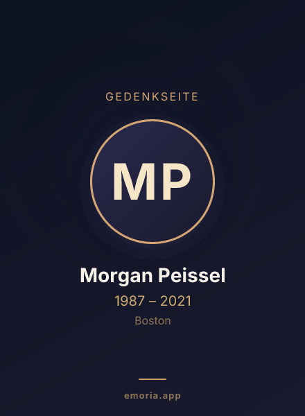 Gedenkportrait von Morgan Peissel