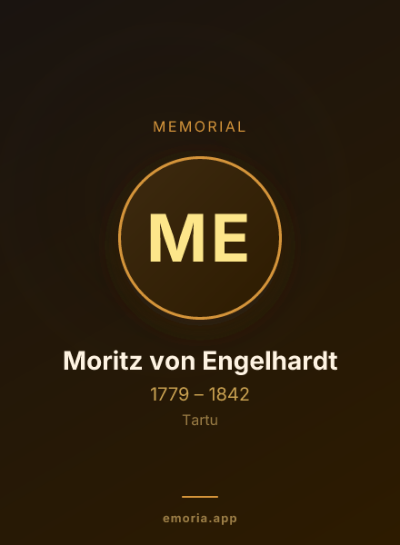 Memorial portrait of Moritz von Engelhardt