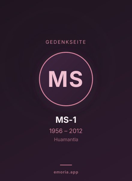 Gedenkportrait von MS-1
