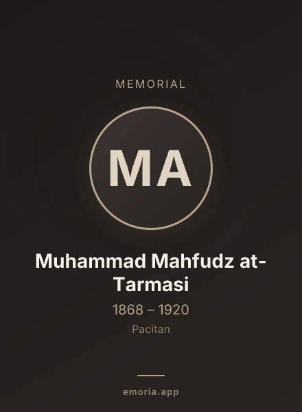 Memorial portrait of Muhammad Mahfudz at-Tarmasi
