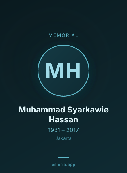 Memorial portrait of Muhammad Syarkawie Hassan