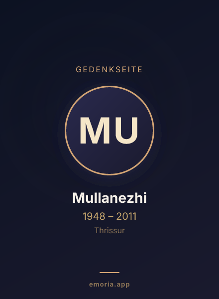 Gedenkportrait von Mullanezhi