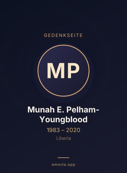 Gedenkportrait von Munah E. Pelham-Youngblood