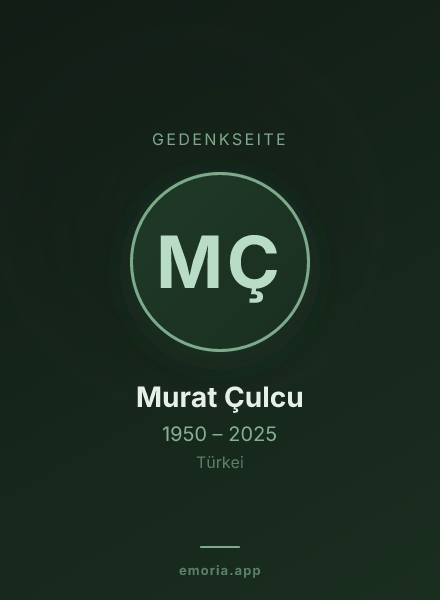 Gedenkportrait von Murat Çulcu