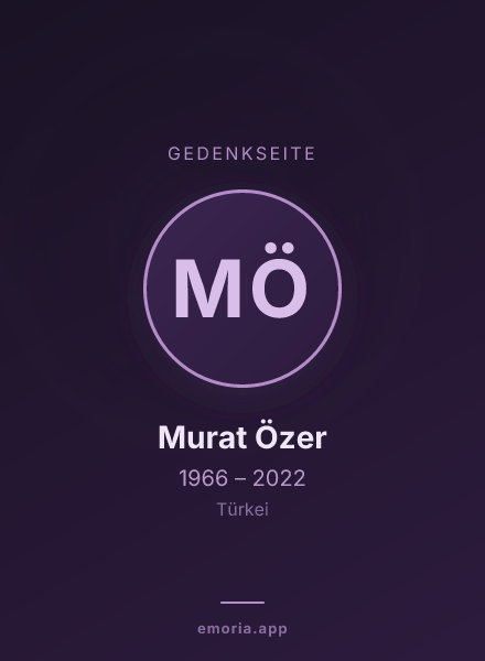 Gedenkportrait von Murat Özer