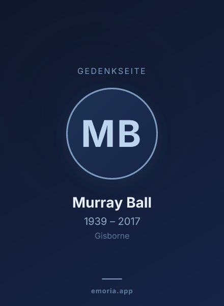 Gedenkportrait von Murray Ball