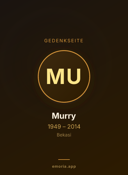 Gedenkportrait von Murry