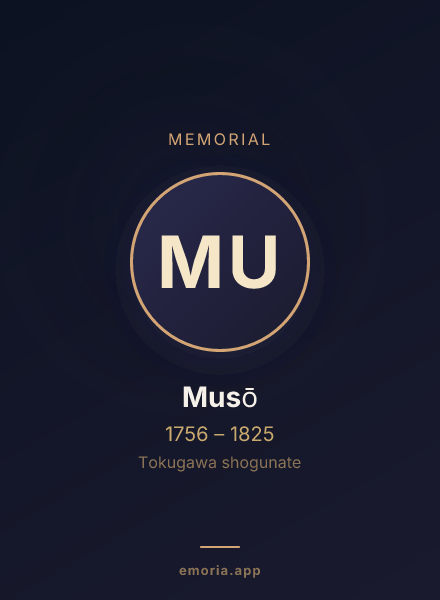 Memorial portrait of Musō