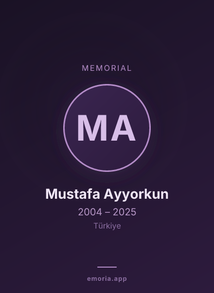 Memorial portrait of Mustafa Ayyorkun
