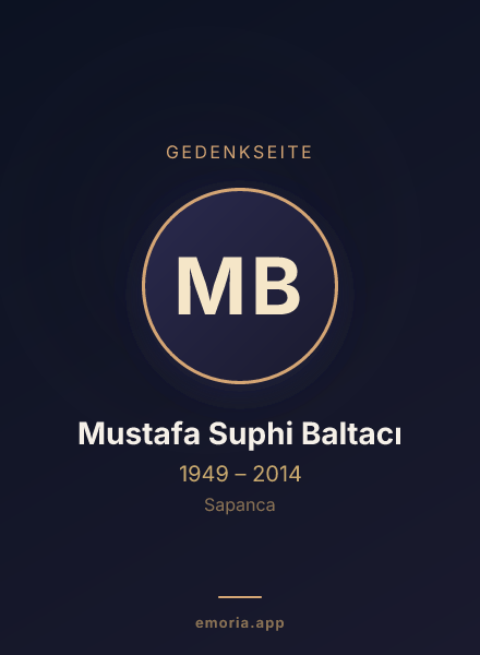 Gedenkportrait von Mustafa Suphi Baltacı