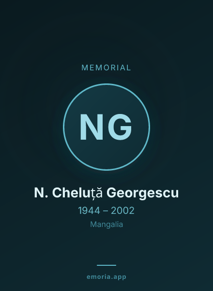 Memorial portrait of N. Cheluță Georgescu