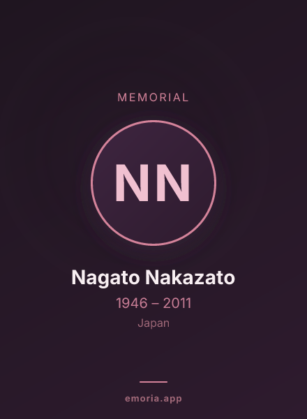 Memorial portrait of Nagato Nakazato