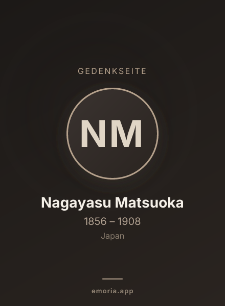 Gedenkportrait von Nagayasu Matsuoka