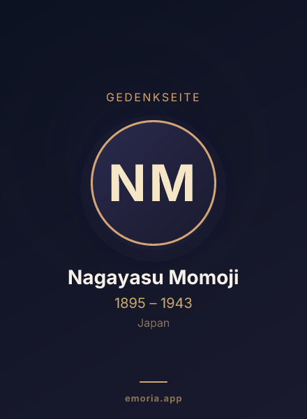 Gedenkportrait von Nagayasu Momoji