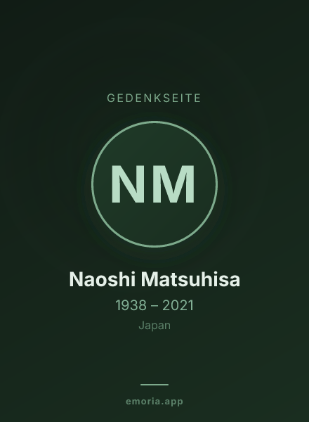 Gedenkportrait von Naoshi Matsuhisa
