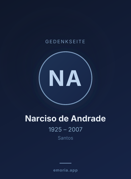 Gedenkportrait von Narciso de Andrade