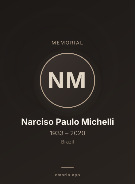 Memorial portrait of Narciso Paulo Michelli