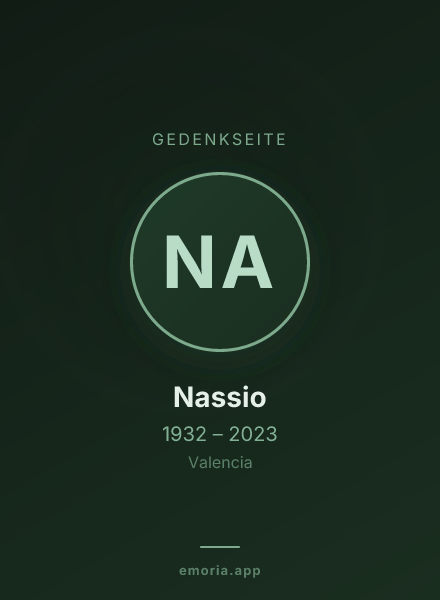 Gedenkportrait von Nassio
