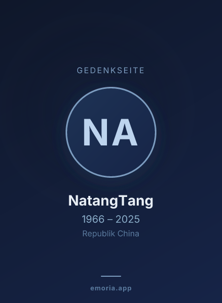 Gedenkportrait von NatangTang