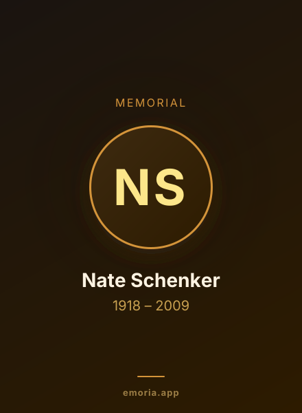 Memorial portrait of Nate Schenker