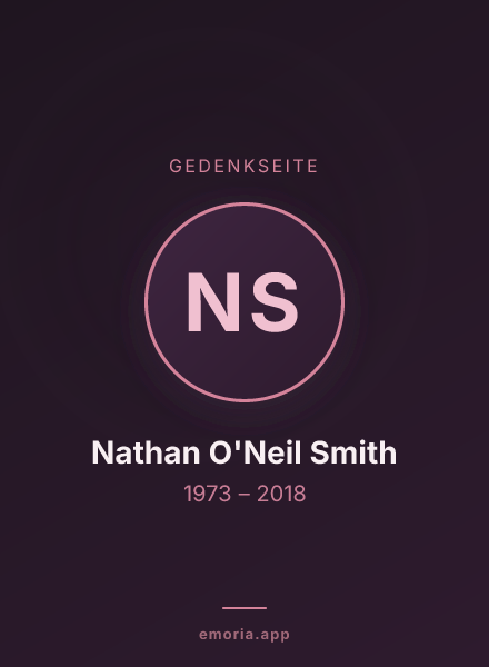 Gedenkportrait von Nathan O'Neil Smith