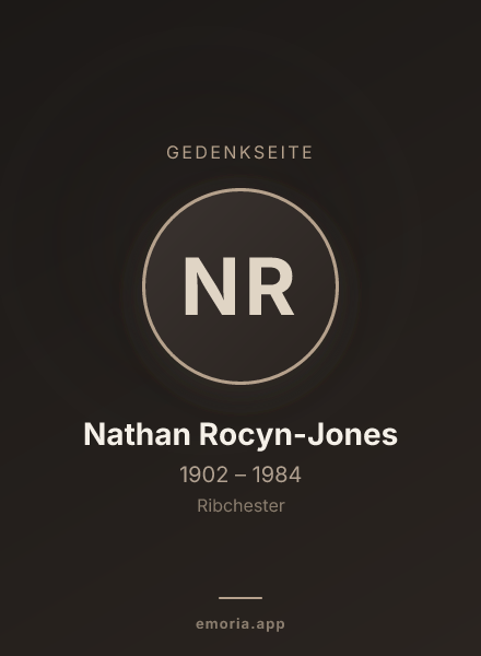 Gedenkportrait von Nathan Rocyn-Jones