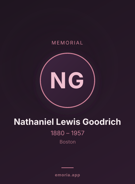 Memorial portrait of Nathaniel Lewis Goodrich
