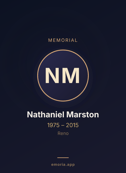 Memorial portrait of Nathaniel Marston