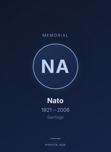 Memorial portrait of Nato