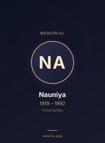 Memorial portrait of Nauniya