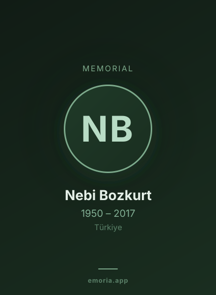 Memorial portrait of Nebi Bozkurt