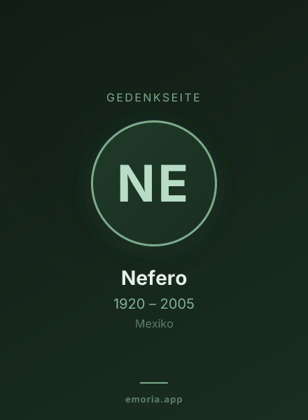 Gedenkportrait von Nefero