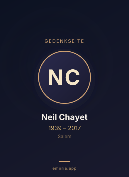 Gedenkportrait von Neil Chayet