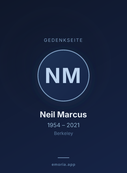Gedenkportrait von Neil Marcus