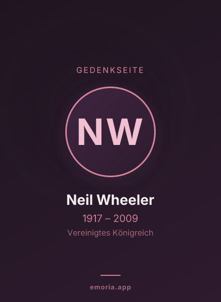 Gedenkportrait von Neil Wheeler