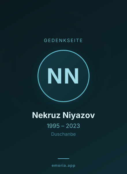 Gedenkportrait von Nekruz Niyazov
