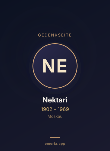 Gedenkportrait von Nektari