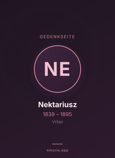 Gedenkportrait von Nektariusz